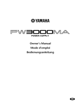 Yamaha PW3000MA Instrukcja obsługi