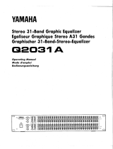 Yamaha Q2031A Instrukcja obsługi