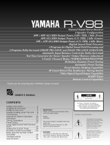 Yamaha R-V98 Instrukcja obsługi