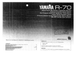 Yamaha R-70 Instrukcja obsługi