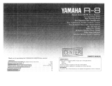 Yamaha R-8 Instrukcja obsługi