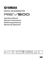 Yamaha REV500 Instrukcja obsługi