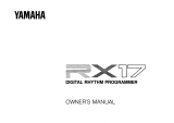 Yamaha RX17 Instrukcja obsługi