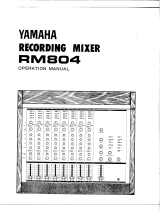 Yamaha RM804 Instrukcja obsługi