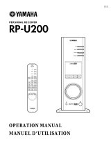 Yamaha RP-U200 Instrukcja obsługi
