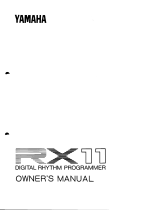 Yamaha RX11 Instrukcja obsługi