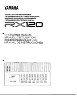 Yamaha RX120 Instrukcja obsługi