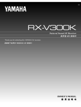 Yamaha RX-V300K Instrukcja obsługi