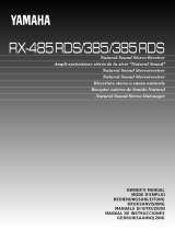 Yamaha RX-385 Instrukcja obsługi
