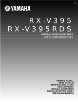 Yamaha RX-V395RDS Instrukcja obsługi