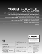 Yamaha RX-460 Instrukcja obsługi
