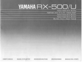 Yamaha RX-500 Instrukcja obsługi