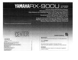 Yamaha RX-900U Instrukcja obsługi