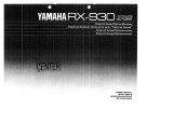 Yamaha RX-930 Instrukcja obsługi