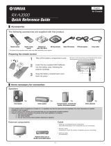 Yamaha RX-A2000 instrukcja obsługi