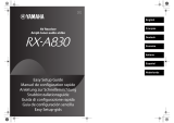 Yamaha RX-A830 Instrukcja obsługi