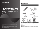 Yamaha RX-V1071 Instrukcja obsługi