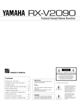 Yamaha RX-V2090 Instrukcja obsługi