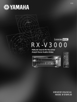 Yamaha RXV3000 Instrukcja obsługi