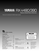 Yamaha RX-V390 Instrukcja obsługi