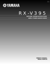 Yamaha RX-V395RDS Instrukcja obsługi