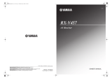 Yamaha RX-V457 Instrukcja obsługi