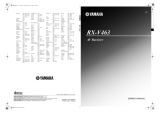Yamaha RX-V463 Instrukcja obsługi