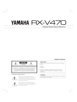 Yamaha RX-V470 Instrukcja obsługi
