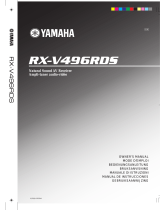 Yamaha RX-V496RDS Instrukcja obsługi