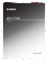 Yamaha RX-V730 Instrukcja obsługi