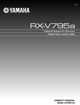Yamaha RX-V795a Instrukcja obsługi