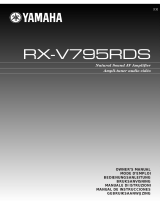 Yamaha RX-V795RDS Instrukcja obsługi