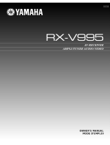 Yamaha RX-V995 Instrukcja obsługi