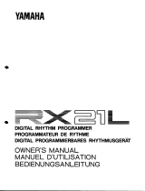 Yamaha RX21 Instrukcja obsługi