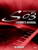 Yamaha S03 BL Instrukcja obsługi