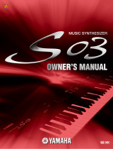 Yamaha S03 Instrukcja obsługi