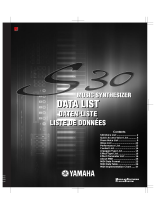 Yamaha S30 Karta katalogowa