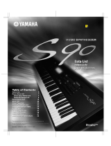 Yamaha S90 Karta katalogowa
