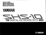 Yamaha SHS-10 Instrukcja obsługi