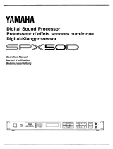 Yamaha SPX50D Instrukcja obsługi