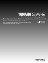 Yamaha SW-2 Instrukcja obsługi