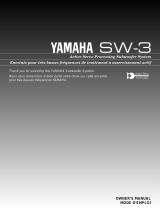 Yamaha SW-3 Instrukcja obsługi