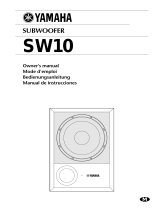 Yamaha SW10 Instrukcja obsługi