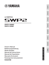 Yamaha SWP2 Instrukcja obsługi