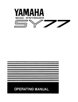 Yamaha SY77 Instrukcja obsługi