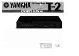 Yamaha T-2 Instrukcja obsługi