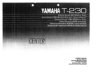 Yamaha T-230 Instrukcja obsługi