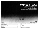 Yamaha T-60 Instrukcja obsługi