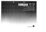 Yamaha T-7 Instrukcja obsługi