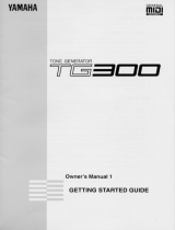 Yamaha TG300 Instrukcja obsługi
